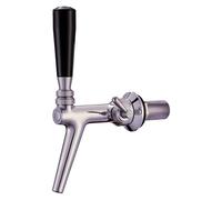 Robinet tireuse a biere, Robinet compensateur - en acier au nickel-chrome avec compensateur en acier inoxydable, poli 70 mm