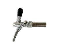 Robinet tireuse a biere, robinet compensateur - chromé, 7 mm version 65 mm