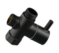 Robinet WC 3 Voies Vanne de dérivation for bras douche, en laiton robuste, 3 voies, système d'eau universel G1/2", pièce rechange for douchette à main