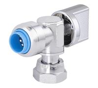 Robinet WC équerre automatique universel Ø12 femelle tournant 12x17 (3/8) TOUT PUSH