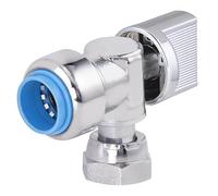 Robinet WC équerre automatique universel Ø16 femelle tournant 12x17 (3/8) TOUT PUSH