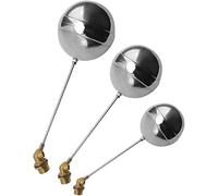 Robinets à bille à flotteur en acier inoxydable, 1 vanne à flotteur réglable ouverture rapide en laiton/acier inoxydable 1/2" 3/4" 1"