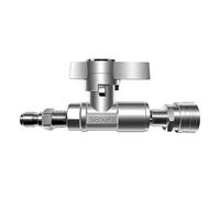 Robinets à boisseau sphérique robustes 4000 PSI Connexion rapide 3/8" Convient pour les nettoyeurs haute pression industriels professionnels à déconnexion rapide