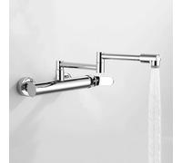 Robinets D’évier De Cuisine, Robinets Mélangeurs pour Remplissage De Casseroles Murales, Chaud Et Froid, Extension Multifonctionnelle Universelle à Poignée Unique, Robine, Chromea