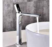 Robinets de bassin robinets de salle de bain noir robinets de comptoir de comptoir simple et à eau chaude et à l'eau du bassin de bassin LWX