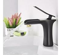Robinets de bassin Waterfall Waterfall Roard Rocule Single Handle Single Hole Trou Cold et Hot Water Basin Basin Robinet mélangeur LWX