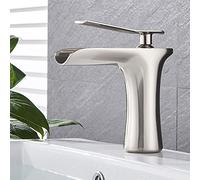 Robinets de bassin Waterfall Waterfall Roard Rocule Single Handle Single Hole Trou Cold et Hot Water Basin Basin Robinet mélangeur LWX