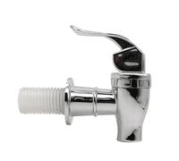 Robinets de boissons en plastique galvanisé de qualité supérieure, canettes, récipients de robinet de jus, vanne de commutation de seau(Silver 2pcs)