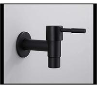 Robinets de Cuisine Robinet d'extérieur Mélangeur de Jardin en Laiton Noir∕Blanc Robinet de Machine à Laver Mur de Salle de Bain Robinet de vadrouille WC Robinet à Bec Froid Simple Style rétro