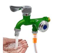 Robinets de lavabo | Monobloc en laiton chromé à eau | Robinets d'évier de salle de bain, robinet d'évier avec double bec, de vestiaire, robinet de vestiaire, mitigeurs de lavabo pour jardin,