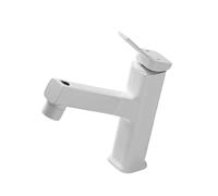 Robinets de salle de bain en laiton Robinets d'intervention Robinets d'évier Robinet de bateau de toilette Robinet mélangeur d'eau chaude et froide Robinet avec pulvérisateurs à tirer vers le bas