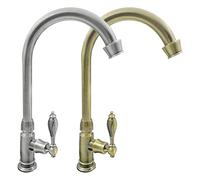 Robinets de salle dè bain - Robinet d́e lavabo dë cuisine rotatif, ròbinet d'évier à poignée, mitigeur ďe ròbinets đ'évìer dė cùisine | Jardin blanchisserie làvabo vanité comptoir sàlle Rv méla