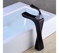 Robinets d'eau, Robinet de lavabo américain en Laiton Noir, Robinet Continental Chaud et Froid, créativité d'hôtel, Robinet d'eau de lavabo Antique au-Dessus du comptoir, M