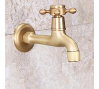 Robinets d'eau, Robinet de Piscine pour vadrouille de Salle de Bain, Petit Robinet Mural Simple Froid, cuivre Pur, Ouverture Rapide, Bobine 4 Heures, buse de Lavage, Robinet d'eau