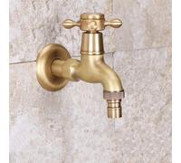 Robinets d'eau, Robinet de Piscine pour vadrouille de Salle de Bain, Petit Robinet Mural Simple Froid en cuivre Pur Ouvert Rapidement, Bobine à 4 Heures, buse de Lavage, Robinet d'eau