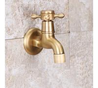 Robinets d'eau, Robinet de Piscine pour vadrouille de Salle de Bain, Petit Robinet Mural Simple Froid en cuivre Pur, Ouverture Rapide, Bobine à 4 Heures, buse de Lavage, Robinet d'eau