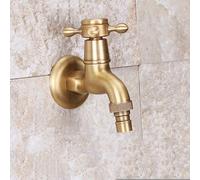 Robinets d'eau, Robinet de Piscine pour vadrouille de Salle de Bain, Petit Robinet Mural Simple Froid en cuivre Pur Ouvert Rapidement, Bobine 4 Heures, buse de Lavage, Robinet d'eau