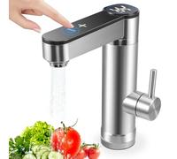 Robinets Électrique Instantané 3300W 220V, Mitigeur d'Eau Chaude et Froide avec Écran Numérique LED, pour Cuisine, Salle de Bain et Lavabo