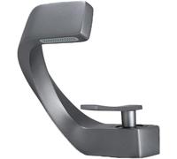 Robinets Mélangeurs en Cascade pour Lavabo Robinet Mélangeur De Salle De Bain en Laiton à Levier Unique Robinet De Lavabo Monotrou Chaud Et Froid, Gun Gray