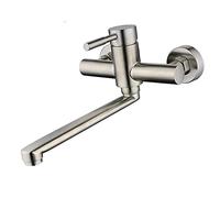 Robinets mélangeurs for évier de cuisine, robinets brossés, mélangeur rotatif à 360 °, robinet levier unique, for cuisine-B(B)