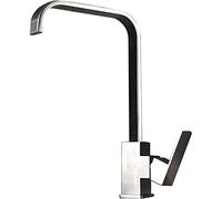 Robinets, Robinet de Cuisine carré Moderne mitigeur d'eau Froide et Chaude Robinet d'évier de Cuisine carré à Une poignée Peut pivoter de Type 7 Nickel brossé sans Plomb Little Surprise