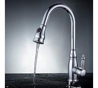 Robinets, Robinets D'Évier de Cuisine, Robinets de Cuisine À Tirette, Robinet Multifonction Pour Évier Et Piscine, Bec Verseur À Tirette Réglable Par Pression/Place 8124/A