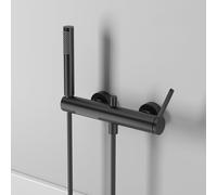 Robinetterie de bain-douche cascade + kit de douche Robinetterie murale noire Pommeau de douche et flexible pour robinetterie de bain interesting