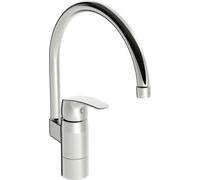 Robinetterie de cuisine HANSA HANSAPINTO, basse pression, 230/5V, Bluetooth, saillie 178mm, chrome, 45302203