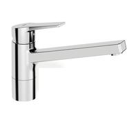 Hansa Armaturen Mélangeur monotrou HANSATWIST SPT‑EH 199 mm bec orientable basse pression chromé