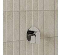 Robinetterie de douche Kludi X1 327550575 encastrée, ensemble de finition avec unité fonctionnelle, Ø 150 mm, chromé