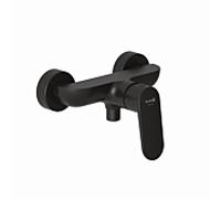 Robinetterie de douche Kludi X1 328313975 à sécurité intrinsèque, noir mat