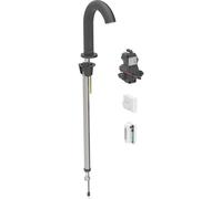 Robinetterie de lavabo Geberit Piave, saillie 167mm sans mÃ©langeur, fonctionnement en gÃ©nÃ©rateur, pour boÃ®tier de fonction encastrÃ©, 116.185., Coloris: noir mat, revÃªtement easy-to-clean - 116.185.14.1