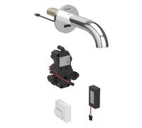Geberit Mitigeur de lavabo infrarouge Piave 116284211 mural à piles 220 mm chromé mélangeur