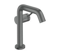 Robinetterie de lavabo hansgrohe Tecturis S 150 Fine CoolStart, EcoSmart+, avec vidage PUSH, portée de 139 mm, 73340340, Couleur: Chrome noir brossé