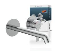 Robinetterie de lavabo Schütte Los Angeles pour montage mural, robinet élégant pour salle de bains, mitigeur de salle de bains pour montage encastré, raccord mural pour robinetterie de salle de bains,