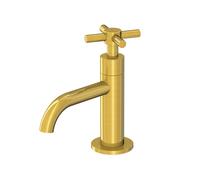 Steinberg Robinet de lavabo Série 250 2502500BG eau froide sans vidage saillie 100 mm Or brossé