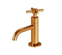 Robinetterie de lavabo Steinberg Série 250, eau froide, sans garniture d'écoulement, portée 100 mm, 2502500RG, Couleur: Or rose