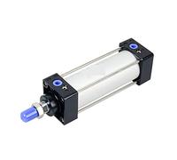 Robinetterie industrielle, SC40 Type de tir à cylindre standard Double actes de cylindre pneumatique à air alésage de 40 mm 25-300 mm SC40X25 SC40X100(SC40X100,Floating joint)