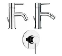 ROBINETTERIE MODERNE DE SALLE DE BAIN POUR LAVABO, BIDET ET ENCASTREMENT DOUCHE SALICE