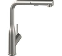 Robinetterie Villeroy & Boch Subway Style Shower, haute pression, robinet avec douchette extractible et fonction de commutation, robinetterie économique, bec 300 mm, acier inoxydable massif