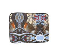 Robin's Winter Day Sac d'ordinateur portable de 38,1 cm à motifs pour ordinateur portable - Convient pour les voyages d'affaires et les trajets quotidiens