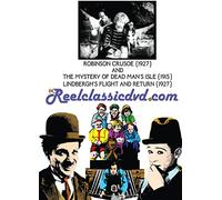 ROBINSON CRUSOE WITH MYSTERY OF DEAD MAN'S ISLE AND LINDBERGH'S FLIGHT & RETURN