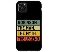 Robinson The Man The Myth The Legend Funny Personnalisé Coque pour iPhone 11 Pro Max