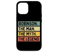 Robinson The Man The Myth The Legend Funny Personnalisé Coque pour iPhone 12/12 Pro