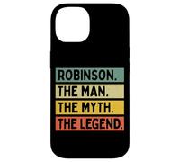 Robinson The Man The Myth The Legend Funny Personnalisé Coque pour iPhone 14