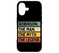 Robinson The Man The Myth The Legend Funny Personnalisé Coque pour iPhone 17