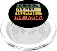 Robinson The Man The Myth The Legend Funny Personnalisé PopSockets PopGrip pour MagSafe
