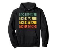 Robinson The Man The Myth The Legend Funny Personnalisé Sweat à Capuche