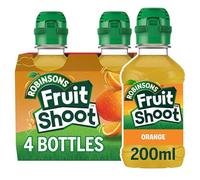 Robinsons Fruit Shoot Lot de 4 bouteilles de jus d'orange 200 ml
