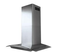 Roblin Espace Verre 900 - Hotte - hotte décorative - largeur : 89.8 cm - profondeur : 52.7 cm - evacuation & recyclage - acier inoxydable